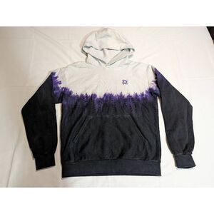 VALORANT VCT22 MASTERS REYKJAVIK AURORA-01 HOODIE TIE DYE PURPLE BLACK MEDIUM